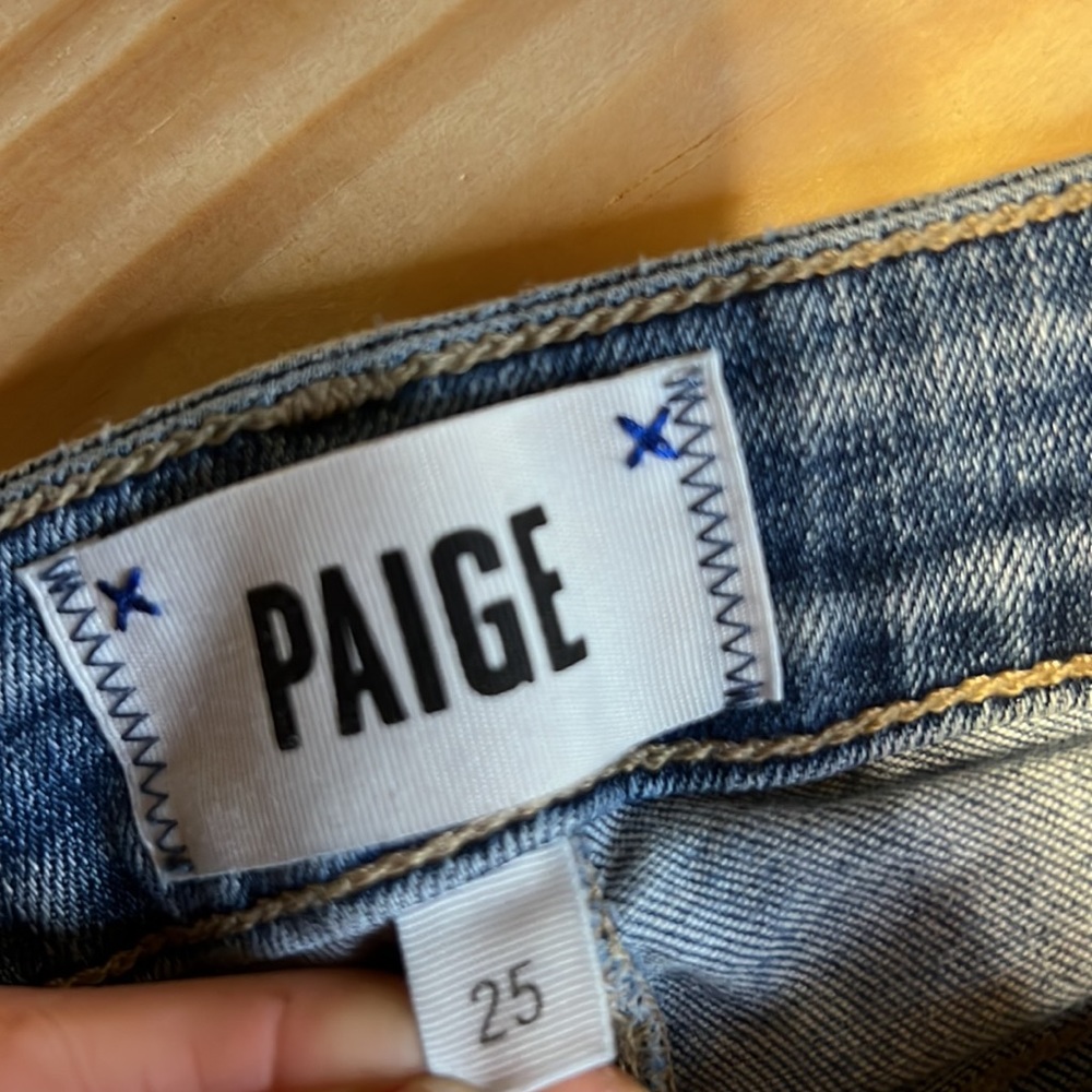 Paige verdugo ankle jeans  size 25 - Picture 2 of 8